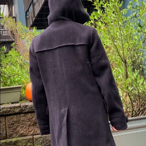 APC Women’s XS Wool Navy Duffle Coat - Picture 5 of 7